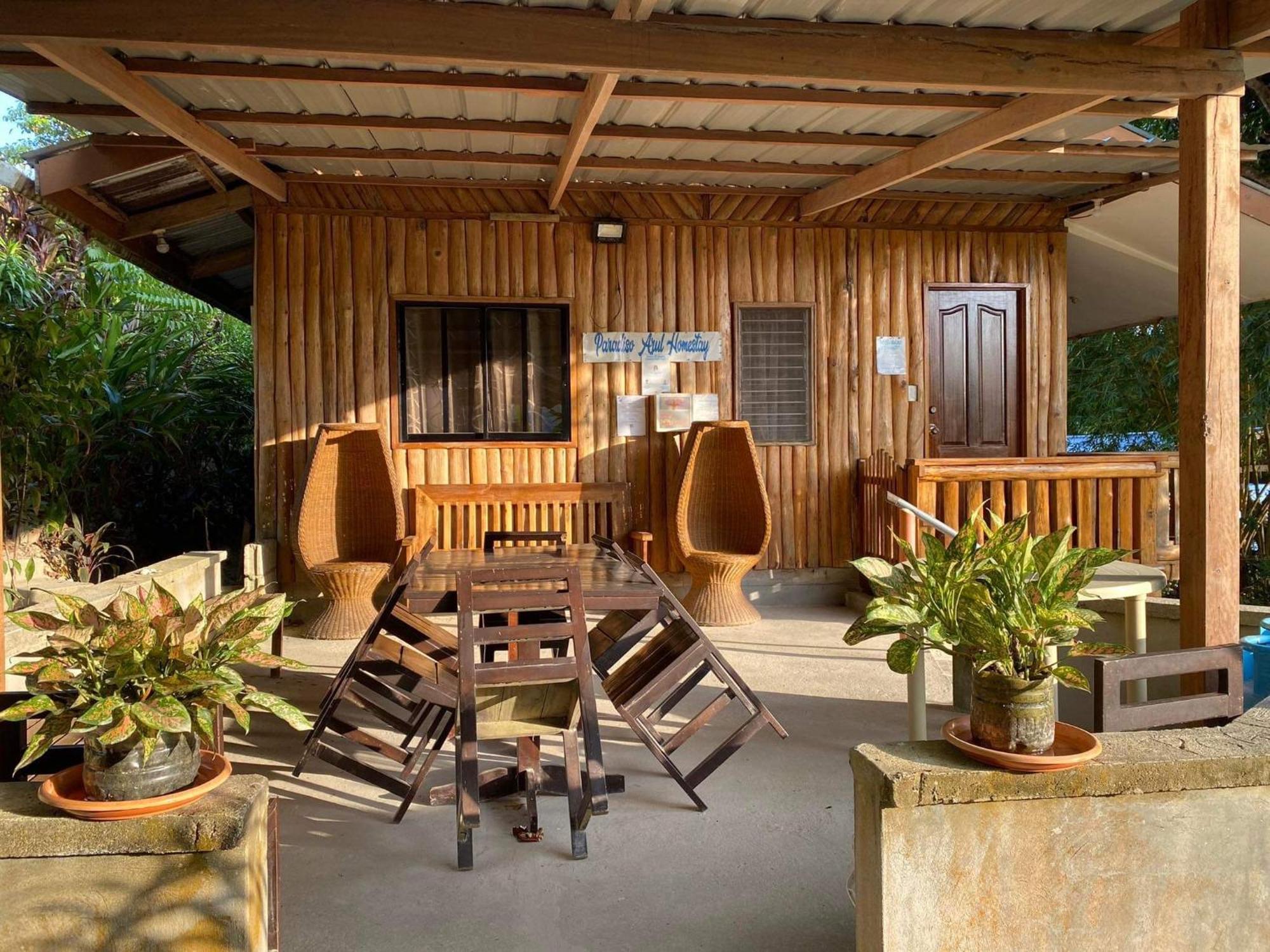 Port Barton - Paradiso Azul Campsite Beachfront With Internet San Vicente  Ngoại thất bức ảnh