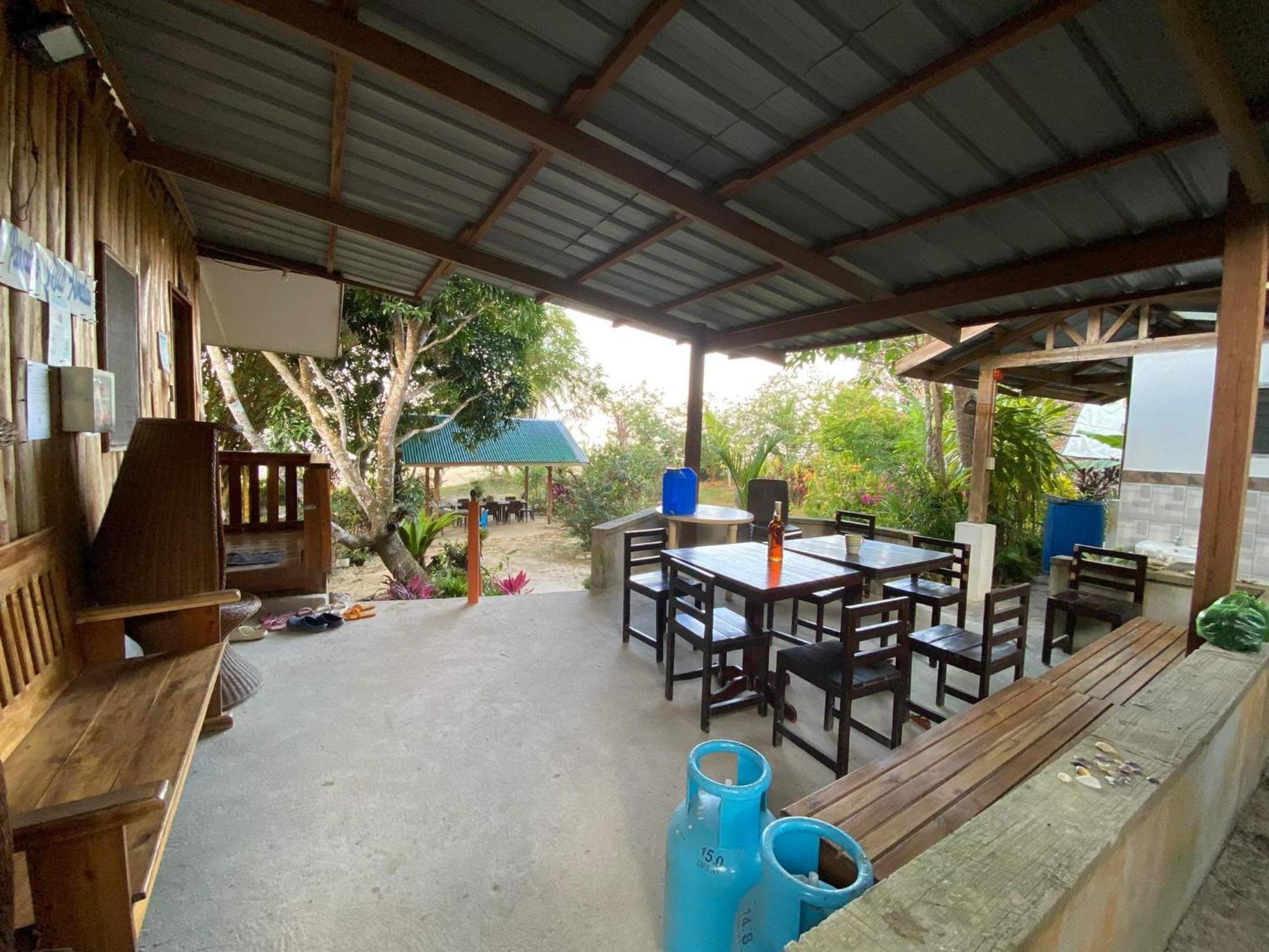 Port Barton - Paradiso Azul Campsite Beachfront With Internet San Vicente  Ngoại thất bức ảnh