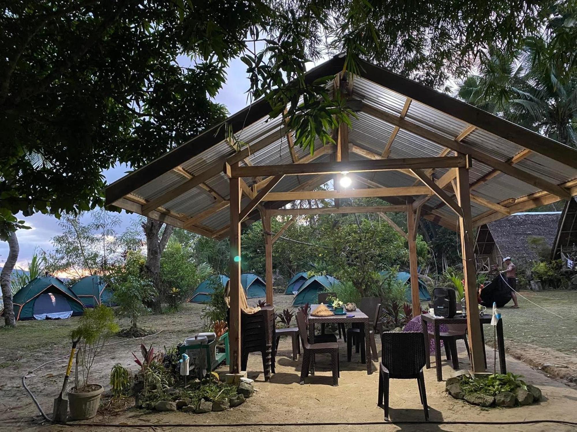 Port Barton - Paradiso Azul Campsite Beachfront With Internet San Vicente  Ngoại thất bức ảnh